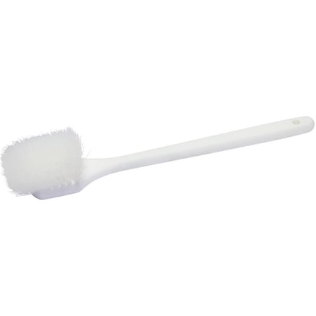 The Brush Man Utility Brush, 20 in Synthetic Block, White Nylon Fill, 12PK U99